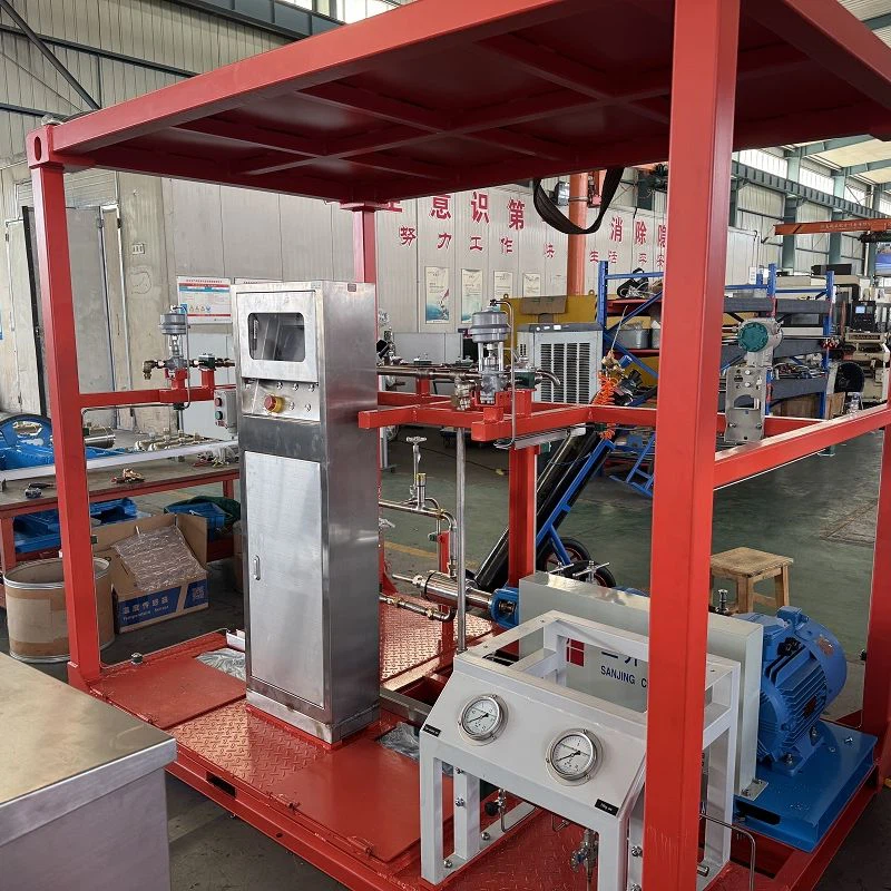 औद्योगिक पंप स्किड